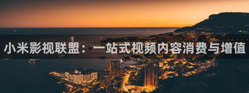 快播理论电影网站：小米影视联盟：一站式视频内容消费与增值